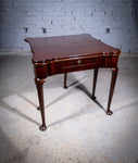George II Mahogany Triple Top Games & Tea Table, c.1750. - Harrington Antiques