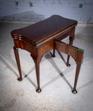 George II Mahogany Triple Top Games & Tea Table, c.1750. - Harrington Antiques