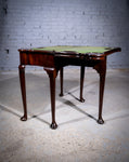 George II Mahogany Triple Top Games & Tea Table, c.1750. - Harrington Antiques