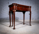George II Mahogany Triple Top Games & Tea Table, c.1750. - Harrington Antiques