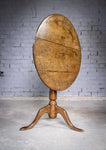 George II Provincial Oak Bird Cage Tilt Top Table, c.1740. - Harrington Antiques