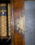 George II Walnut Featherbanded Secretaire Bookcase Desk c.1740-1760. - Harrington Antiques