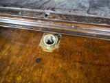 George II Walnut Featherbanded Secretaire Bookcase Desk c.1740-1760. - Harrington Antiques