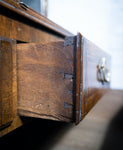 George II Walnut Featherbanded Secretaire Bookcase Desk c.1740-1760. - Harrington Antiques