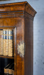 George II Walnut Featherbanded Secretaire Bookcase Desk c.1740-1760. - Harrington Antiques