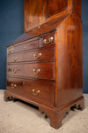 George III Mahogany Bookcase Bureau - Harrington Antiques