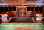 George III Mahogany Bookcase Bureau - Harrington Antiques