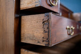 George III Mahogany Bookcase Bureau - Harrington Antiques