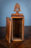 Georgian Elm Candle Box - Harrington Antiques