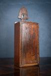 Georgian Elm Candle Box - Harrington Antiques