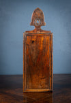 Georgian Elm Candle Box - Harrington Antiques