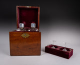 Georgian Sterling Silver Decanter & Glass Set by Joseph Angell I, 1827. - Harrington Antiques