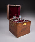 Georgian Sterling Silver Decanter & Glass Set by Joseph Angell I, 1827. - Harrington Antiques
