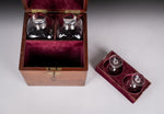 Georgian Sterling Silver Decanter & Glass Set by Joseph Angell I, 1827. - Harrington Antiques
