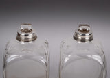 Georgian Sterling Silver Decanter & Glass Set by Joseph Angell I, 1827. - Harrington Antiques