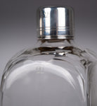 Georgian Sterling Silver Decanter & Glass Set by Joseph Angell I, 1827. - Harrington Antiques