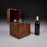 Georgian Sterling Silver Decanter & Glass Set by Joseph Angell I, 1827. - Harrington Antiques