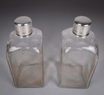 Georgian Sterling Silver Decanter & Glass Set by Joseph Angell I, 1827. - Harrington Antiques