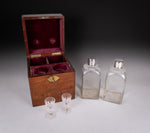 Georgian Sterling Silver Decanter & Glass Set by Joseph Angell I, 1827. - Harrington Antiques