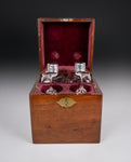 Georgian Sterling Silver Decanter & Glass Set by Joseph Angell I, 1827. - Harrington Antiques