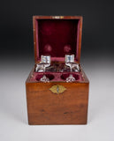 Georgian Sterling Silver Decanter & Glass Set by Joseph Angell I, 1827. - Harrington Antiques