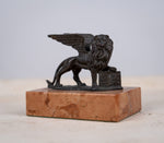 Grand Tour Bronze Of Winged Lion Of St Mark. - Harrington Antiques