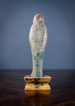 Grand Tour Egyptian Faience Shabti On Marble Base - Harrington Antiques