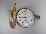 Jacquet Droz 17 Jewel Pocket Watch With Incabloc Movement & Embossed 'Fisherman' Case, c.1970s. - Harrington Antiques