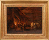 John Jospeh Barker Of Bath (1824-1904) - 'The Shoeing Forge'. - Harrington Antiques