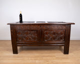 Large 17th Century Oak Coffer - Harrington Antiques