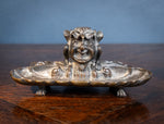 Large 19th Century Bronze Disguised Devil/Bird Inkwell - Harrington Antiques