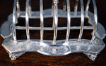 Large Sterling Silver Toast Rack by John Evans II, London, 1848 - Harrington Antiques