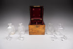 Large Victorian Walnut Decanter Box - Harrington Antiques