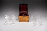 Large Victorian Walnut Decanter Box - Harrington Antiques