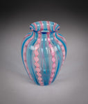 Mid-Century Venetian Ribbon Glass Vase - Harrington Antiques