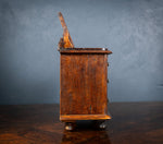 Miniature Early 19th Century Oak Chest Of Drawers With Swing Mirror - Harrington Antiques