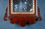 Miniature Georgian Mahogany Fretwork Mirror - Harrington Antiques