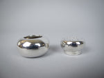 Miniature Silver 'Cottage Loaf' Salt Shaker by Cornelius Desormeaux Saunders, 1903. - Harrington Antiques