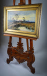'Near Acle, Great Yarmouth' by John H. Cole. Oil On Board. - Harrington Antiques