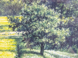 'Ousden Church, Nr Bury St Edmunds', Suffolk Watercolour by Michael Petttersson. - Harrington Antiques