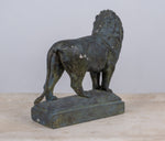 Painted Plaster Lion After Edward Kemeys (American 1843-1907) - Harrington Antiques