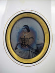 Pair of 19th Century Daguerreotypes (Young Ladies) In Original Gilt Wood Frames - Harrington Antiques