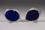 Pair Of George III Sterling Silver Salts by Edward Lowe, London, 1770. - Harrington Antiques