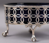 Pair Of George III Sterling Silver Salts by Edward Lowe, London, 1770. - Harrington Antiques