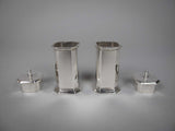 Pair Of Sterling Silver Pepperettes / Pepper Shakers. Carrington & Co, 1935. - Harrington Antiques