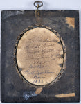 'Rachel' & 'Robt Boulton' by J. Bradley of Suffolk, 1828 - Pair of Georgian Portrait Miniatures. - Harrington Antiques