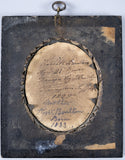 'Rachel' & 'Robt Boulton' by J. Bradley of Suffolk, 1828 - Pair of Georgian Portrait Miniatures. - Harrington Antiques
