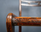 Six Regency Mahogany & Caned Dining Chairs In The Manner Of Gillows. - Harrington Antiques