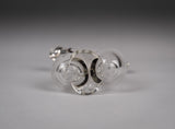 Sterling Silver Double Oil and Vinegar Bottle by William Hutton & Sons, 1922 - Harrington Antiques