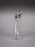 Sterling Silver Double Oil and Vinegar Bottle by William Hutton & Sons, 1922 - Harrington Antiques